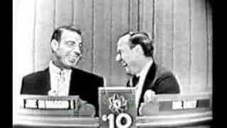 Joe DiMaggio on What's My Line