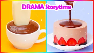 🥵 DRAMA Storytime 🌈  Satisfying Chocolate Cake Decorating For You