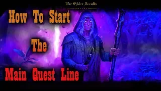 Elder Scrolls Online   How To Start the Main Quest in ESO