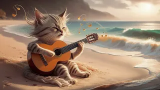 【Relaxing Classic Guitar】longing for home #cat #relax #classicguitar #music