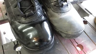 How to polish your boots in ten minutes.