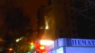 Пожар в доме 53 Сиреневый бульвар