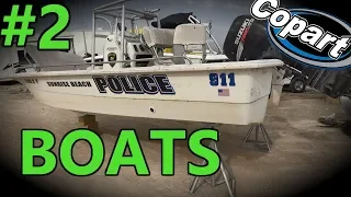 Copart Walk Around Boats Part 2