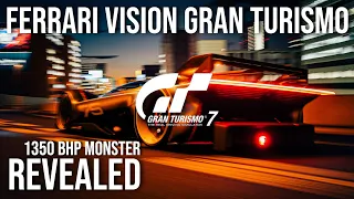 Ferrari Vision Gran Turismo Unveiled | 1350 bhp Hybrid Vision GT coming to GT7