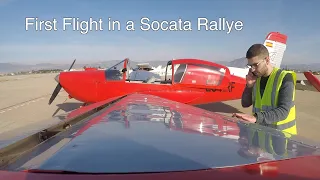 From the Cockpit: First Flight in a Moraine - Saulnier Socata Rallye