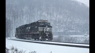 Snow Storms On The Pittsburgh Line (4K)