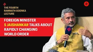 Foreign Minister S Jaishankar talks about rapidly changing world order | RNG Lecture 2019