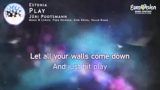 Jüri Pootsmann - Play (Estonia)