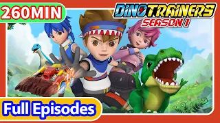 Dino Trainers S1 Full Episodes[01-26] | 4 hour Compilation | Dinosaurs for Kids | Cartoon | Robot