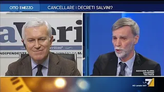 Immigrazione, Maurizio Belpietro vs Graziano Delrio: "Schedare delle persone si chiama ...