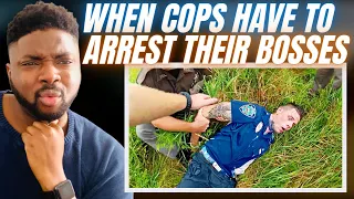 Brit Reacts To WHEN COPS HAVE TO ARREST THEIR BOSSES!