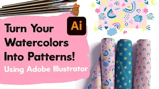 Turn Your Watercolors Into Patterns Using Adobe Illustrator