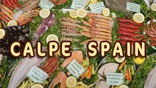 Испания, г. Кальп, рыбный рынок, рестораны у пляжа. Seafood Restaurants in Calpe, Spain