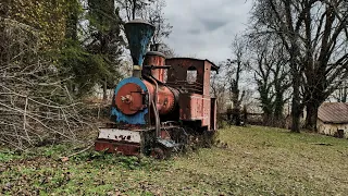 Паровоз в горах Нового Афона....