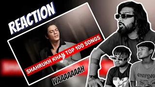 Reaction Top 100 Songs Of Shah Rukh Khan | Random 100 Hit Songs Of ShahRukh | Three Idiots Reaction