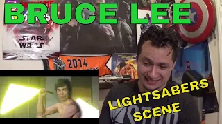 Bruce Lee Lightsabers Scene Recreation