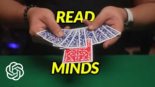 Can ChatGPT (AI) perform a MIND READING TRICK? (Magic Tutorial)