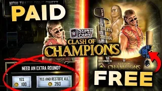 FREE TO PLAY CLASH OF CHAMPIONS GUIDE!! How to get a High Rank WITHOUT CREDITS! | WWE SuperCard