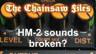 Your Boss HM-2 sounds bad and broken? Here's why and how you can fix it! (The Chainsaw Files)