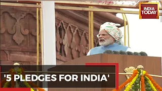 PM Modi Sends 'Unity & Brotherhood' Message To Indians In Speech From Red Fort | Independence Day