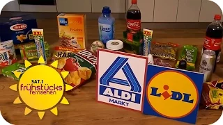 ALDI vs. LIDL  - Wer gewinnt den Markenkampf? | SAT.1 Frühstücksfernsehen