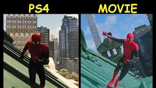 Spider-Man PS4 Recreating Far From Home Swing Scene