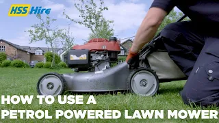 How to use a Petrol Powered Lawn Mower