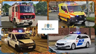 Budapest Emergency Vehicles Compilation/ Budapesti Vonulások Összeállítás - 2023.10.