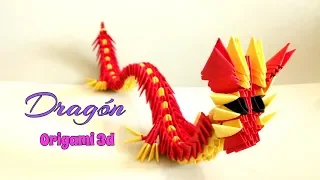 Cómo hacer un DRAGÓN CHINO en ORIGAMI 3D/paso a paso.