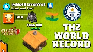 NEW TH2 WORLD RECORD IN CLASH OF CLANS - COC