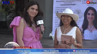 Luxury Gala 2024-  Payton Sprouse interviewed Maya The Shaman about her book and her background