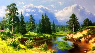 Чудесные летние пейзажи художника Владимира Жданова.