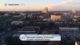 Donetsk Residential Areas Shelled: Ukraine and militants trade blame over renewed shelling