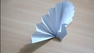 How to make a paper peacock - easy tutorial