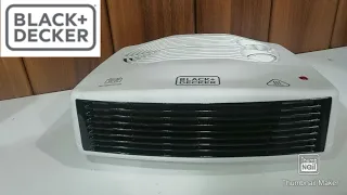 أصغر دفايه بلاك اند ديكر ممكن تلاقيها 🥶 - BLACK+DECKER Fan Heater 2400W/ 2000W