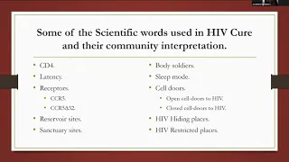 IAS Webinar Paving the way for an HIV cure: Introducing the TPPs and HCAAP