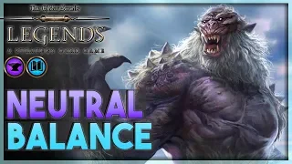 [TES LEGENDS] Balance is in charge -  Neutral Midrange Sorcerer Deck Gameplay 🗡️ Forgotten Hero