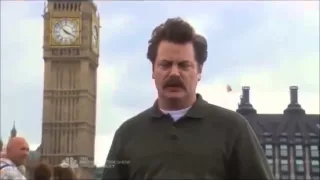 Parks and Rec - Ron Swanson: "Look, a clock"