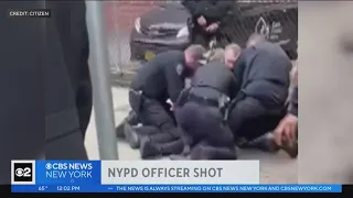 New video shows NYPD rushing to aid of wounded officer