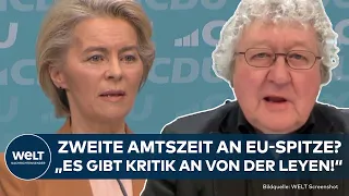 URSULA VON DER LEYEN: CDU-Vorstand unterstützt zweite Amtszeit als Präsidentin der EU-Kommission