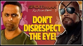 SPIDER-MAN FAR FROM HOME - SAMUEL L JACKSON ANNOYED OVER NICK FURY MISTAKE IN POSTER