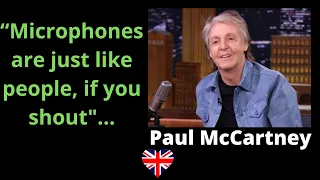 Paul McCartney Quotes on The Beatles life money and John Lennon