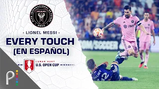 Every Lionel Messi touch in Inter Miami's U.S. Open Cup semifinal win (en español) | NBC Sports