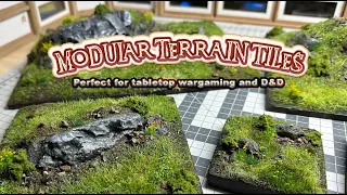 Modular Terrain Tiles for D&D and Wargaming - Tutorial