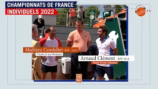 Championnat de France Individuels 2022 : Arnaud Clément en Finale...