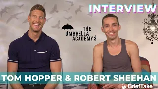 The Umbrella Academy season 3 fun interview with Tom Hopper & Robert Sheehan