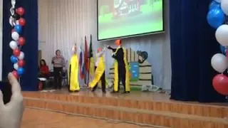 Funny dance of matches for the school lifesafety lesson. Танец спичек для урока ОБЖ.)