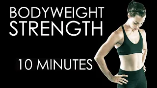 Bodyweight Strength at Home Workout | for Women and Men | No Equipment Needed