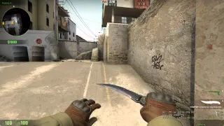 ★ StatTrak™ Flip Knife | Blue Steel (Minimal Wear)