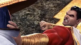 Shazam Fights Scorpion, Sonya and Raiden - MK vs DC Universe